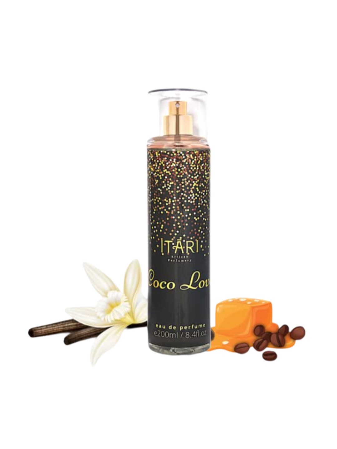 

Itari Women Coco Love Eau De Parfum - 200ml, Black