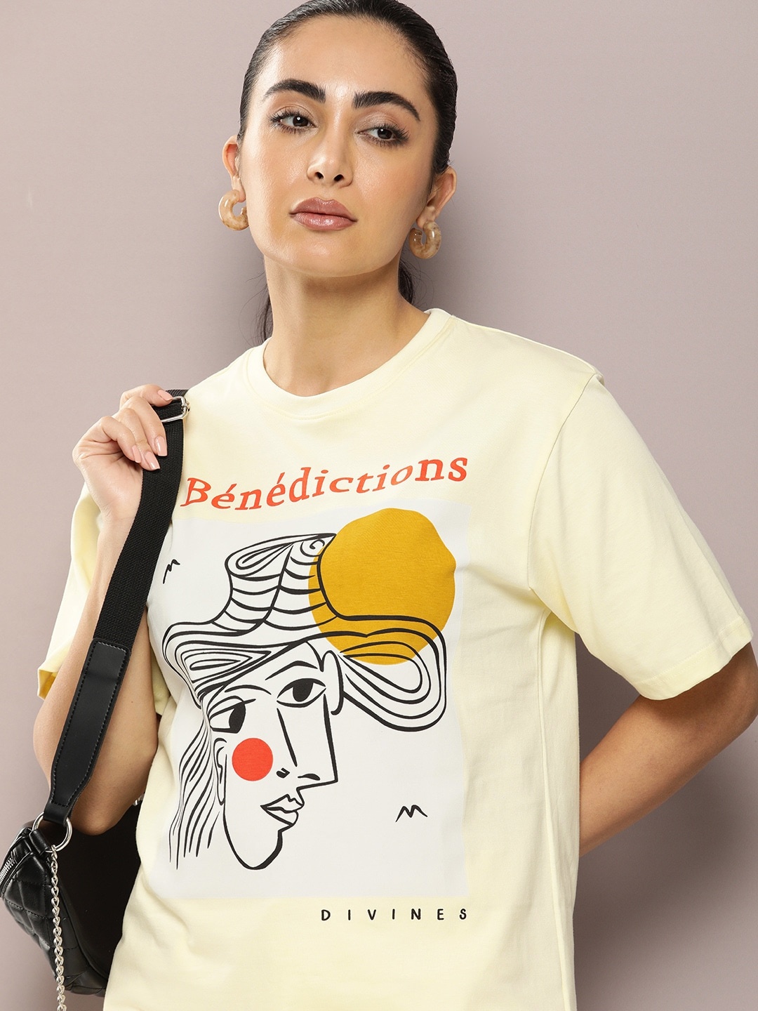 

DILLINGER Graphic Printed Oversized Pure Cotton T-Shirt, Off white