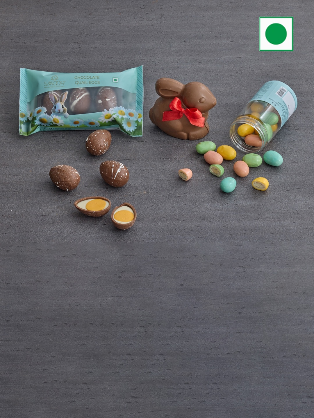 

SMOOR Set Of 3 Easter Combo 2 Chocolate Gifts, Brown