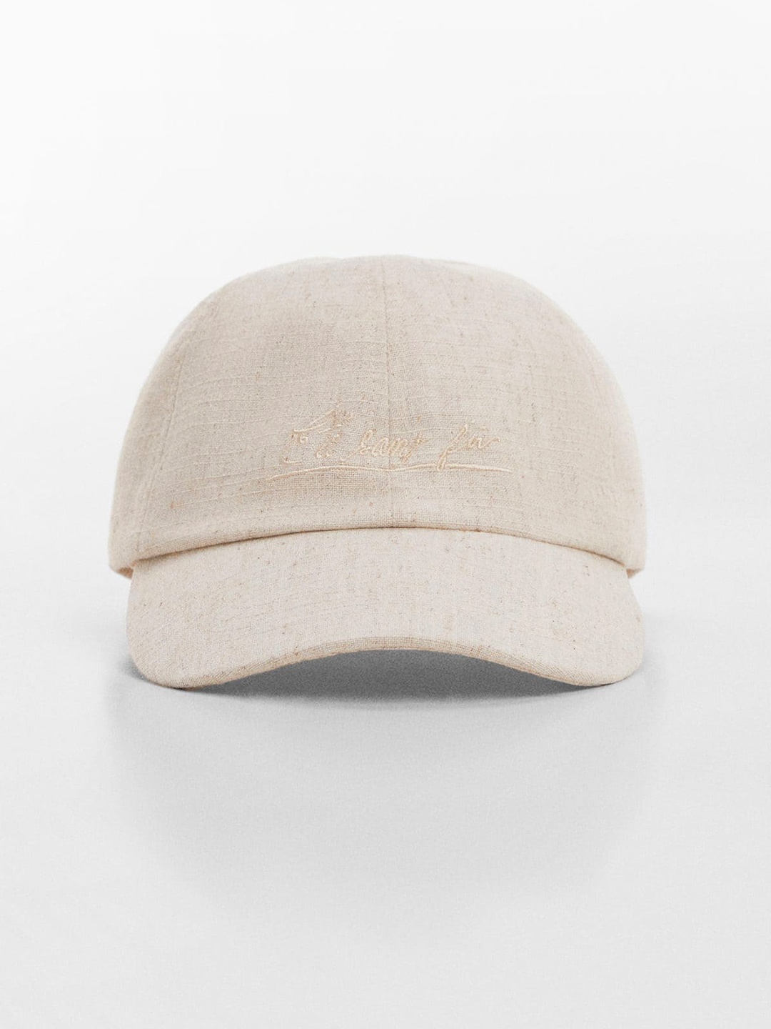

MANGO MAN Men Baseball Cap, Off white