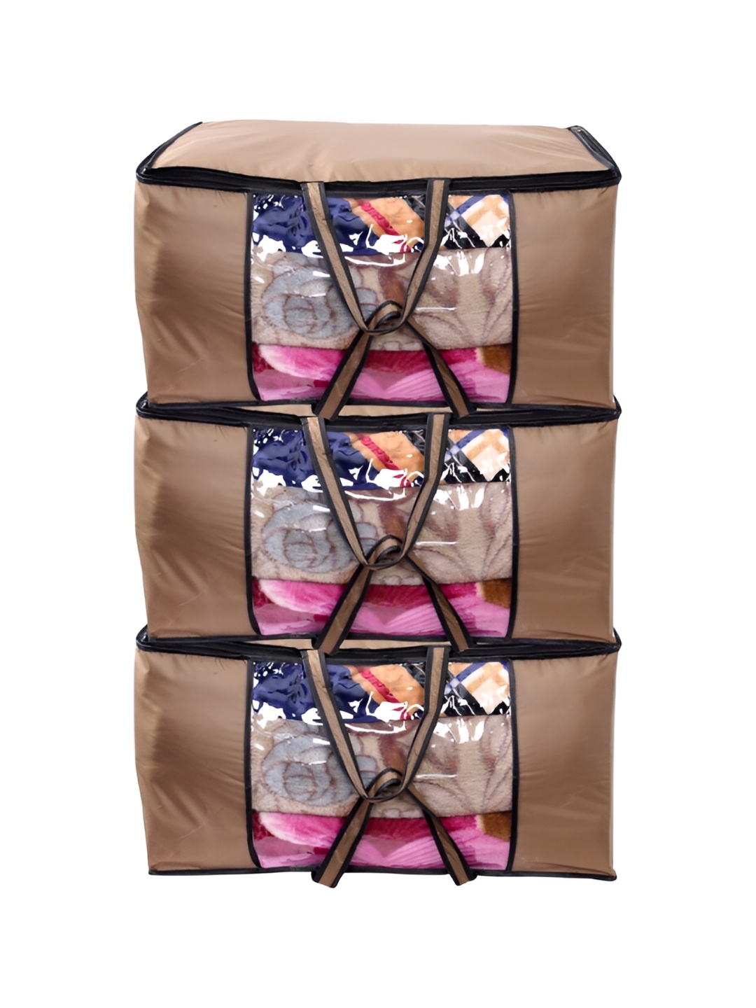 

Stylista Beige 3 Pieces Water Resistant Multi-Utility Organisers
