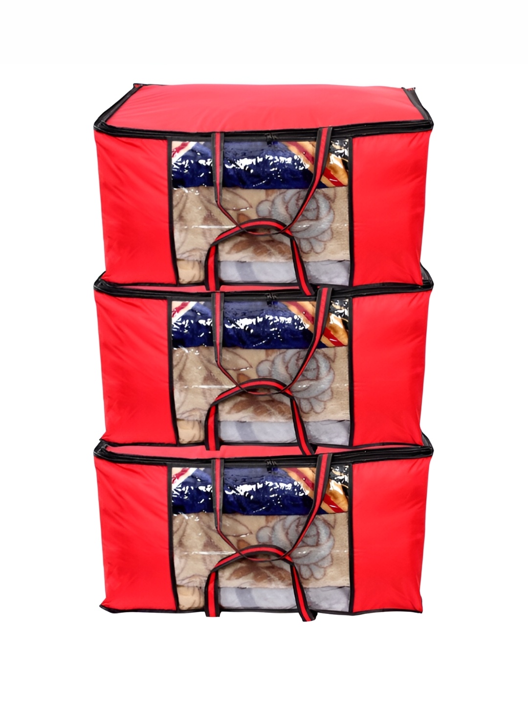 

Stylista Red 3 Pieces Water Resistant Multi-Utility Organisers