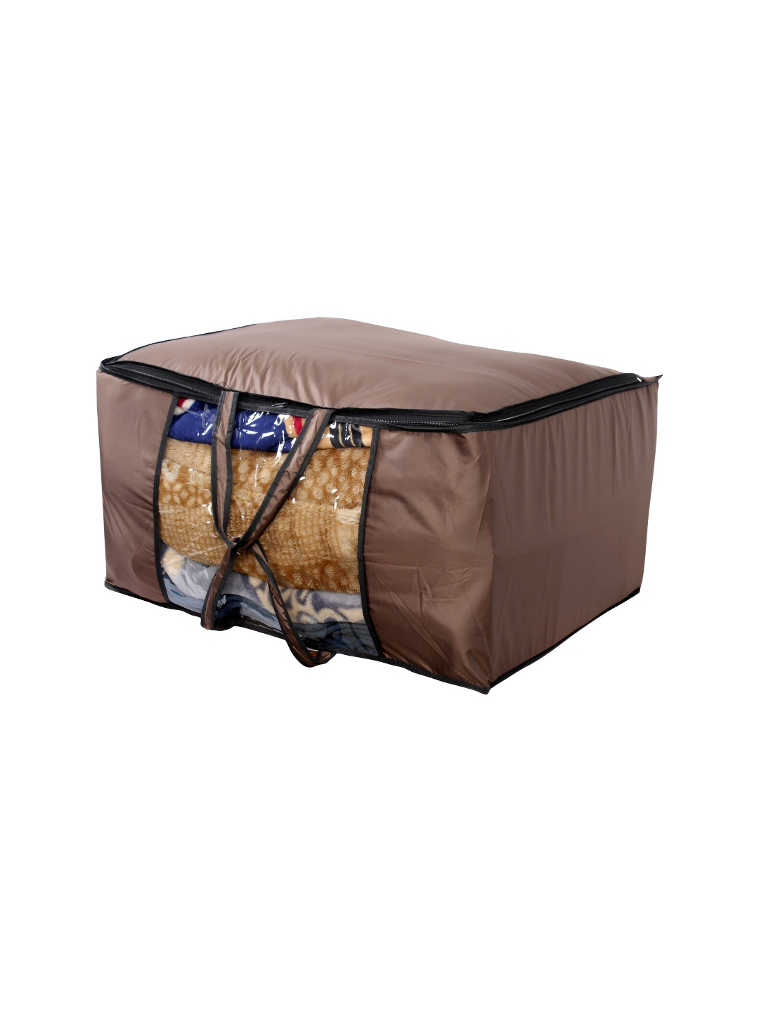 

Stylista Brown & Black Water Resistant Blanket Storage Organisers