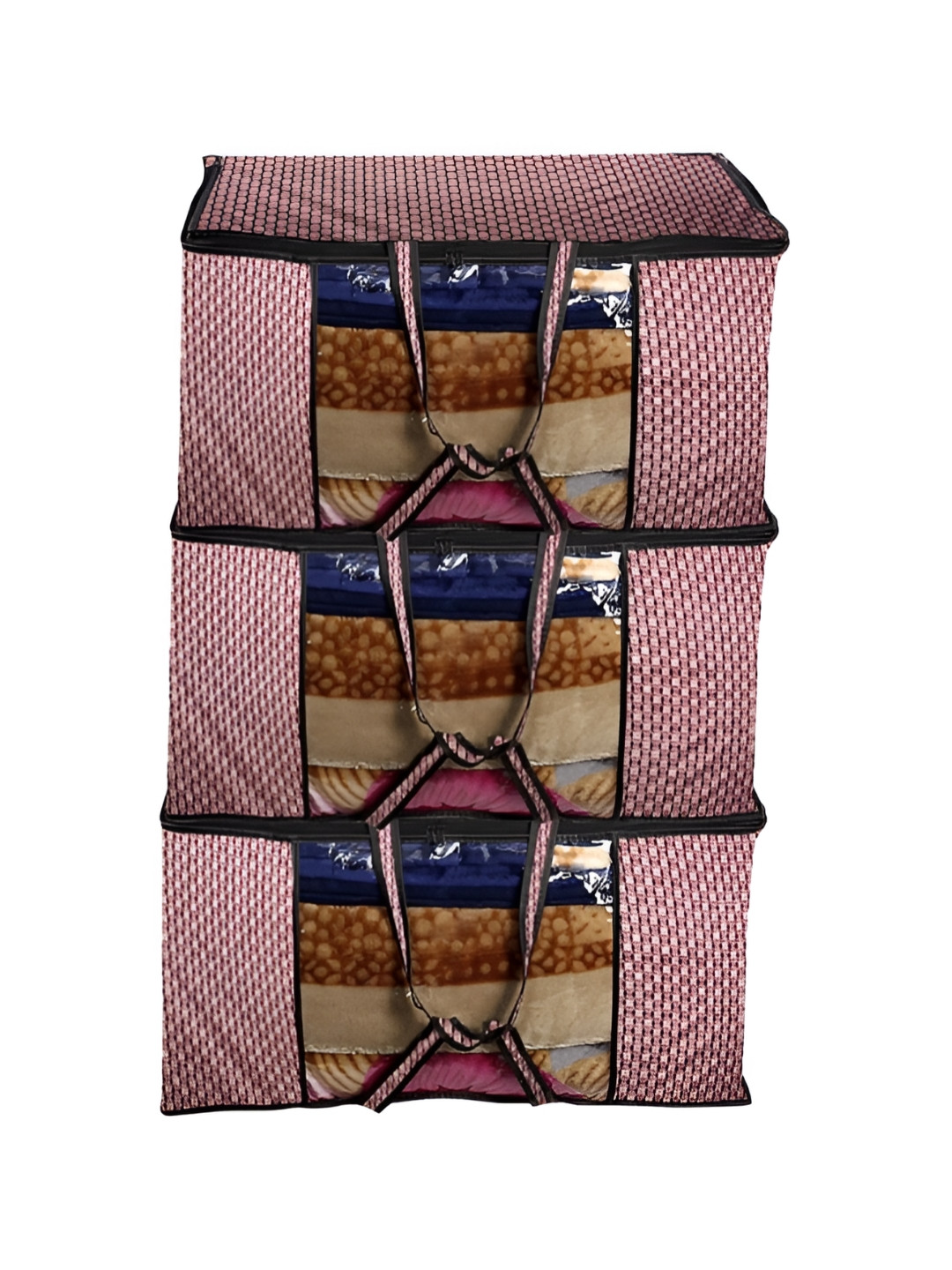 

Stylista Brown 3 Pieces Water Resistant Multi-Utility Organisers
