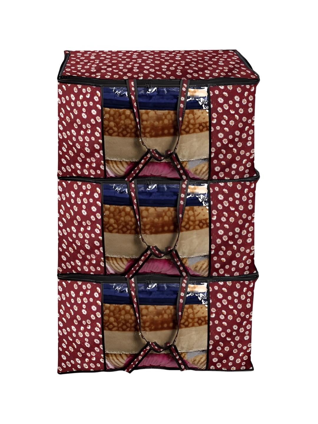 

Stylista Red 3 Pieces Water Resistant Multi-Utility Organisers