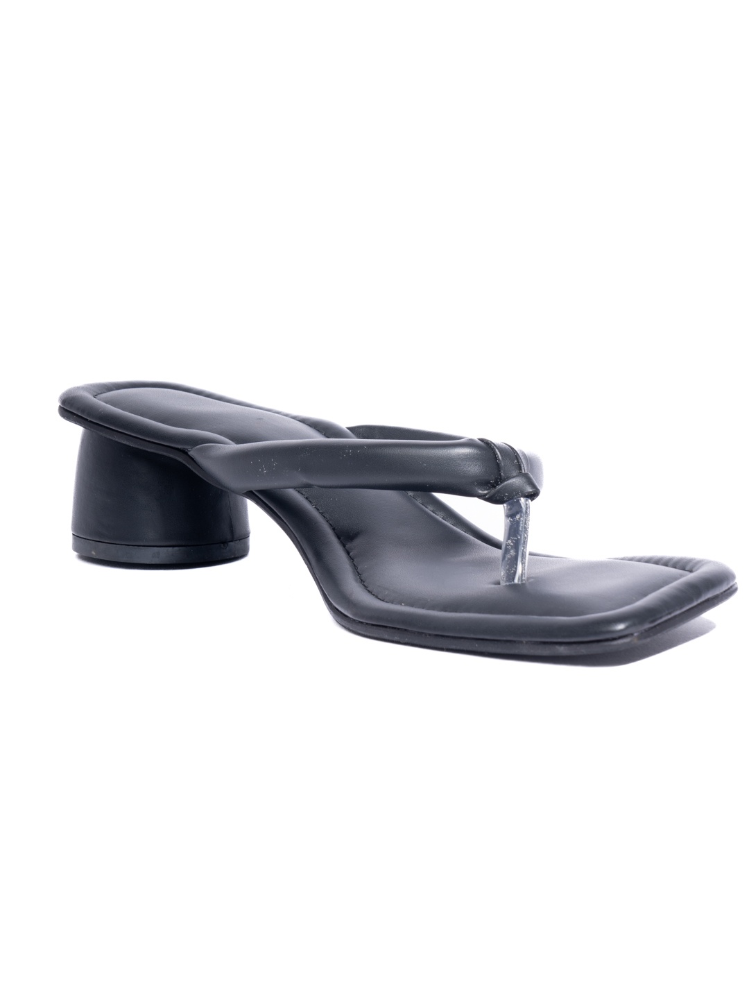 

MAYZE Open Toe Block Heels, Black