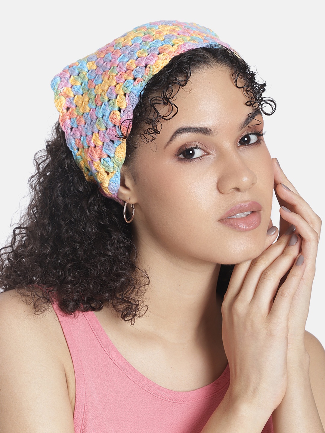 

Magic Needles Women Cotton Bandana Headband, Multi