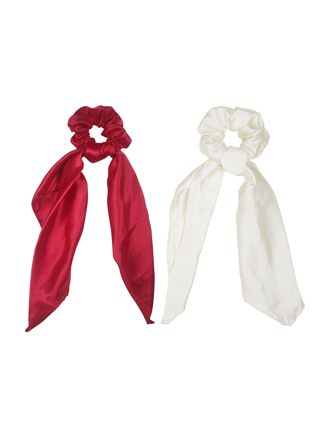 

ONE on ONE Set of 2 Ponytail Holders, Red