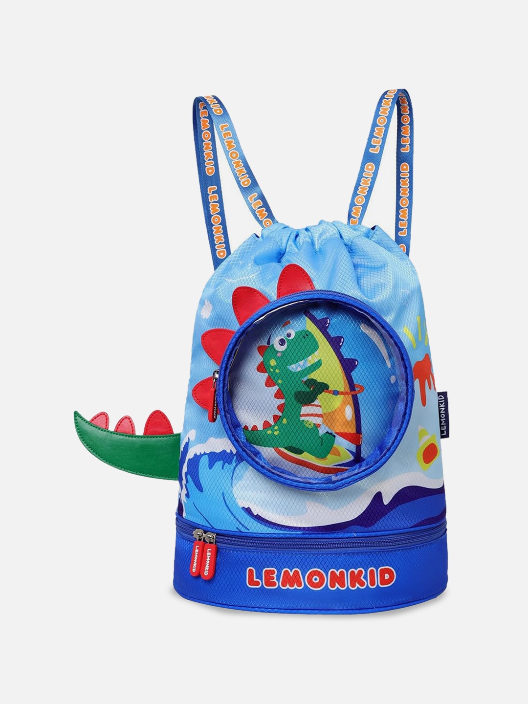

Little Surprise Box LLP Kids Blue Printed Waterproof Swimwear Bag