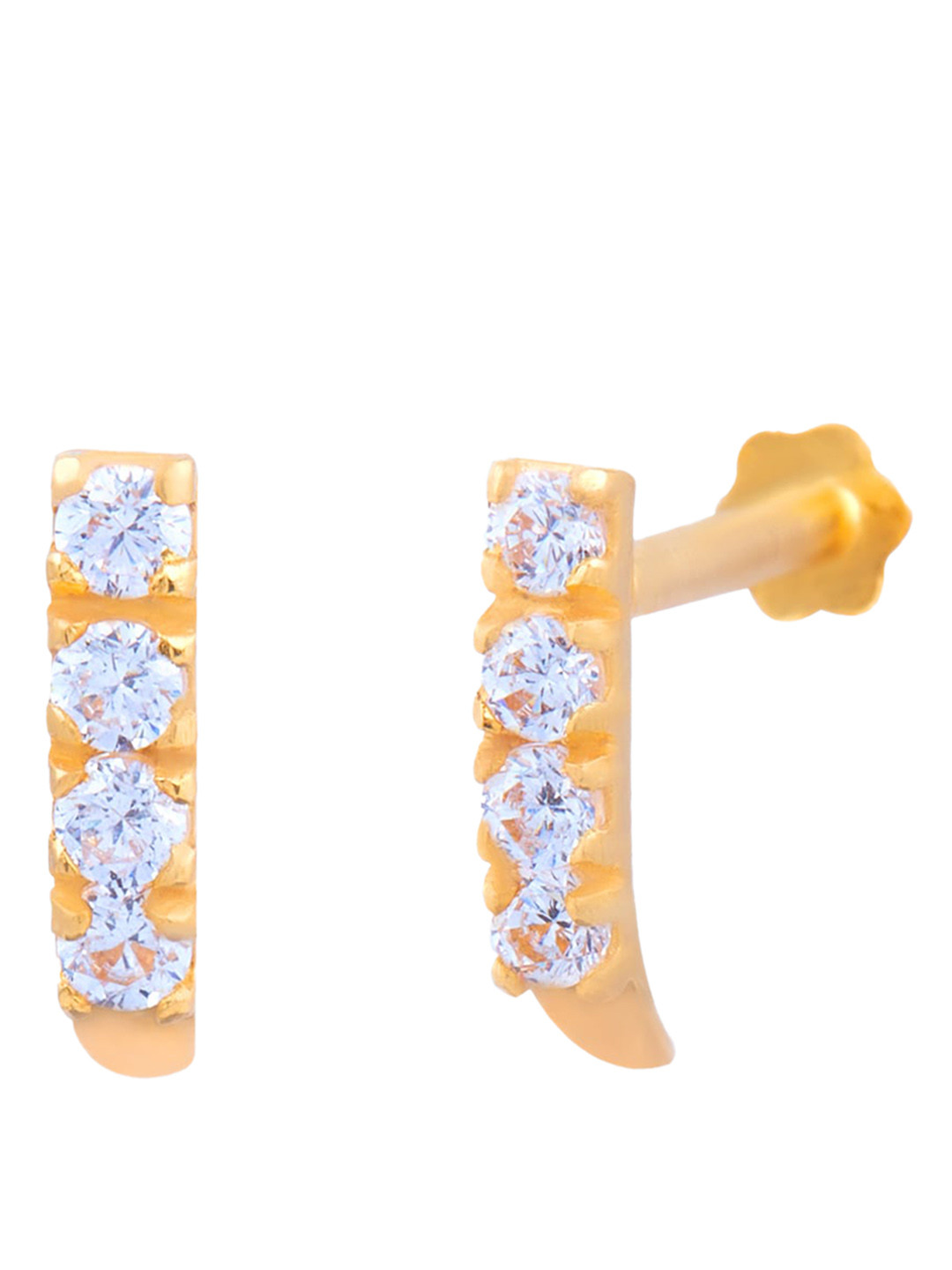 

BHIMA 22K Hallmark 916 Purity Yellow Gold Stones Stud