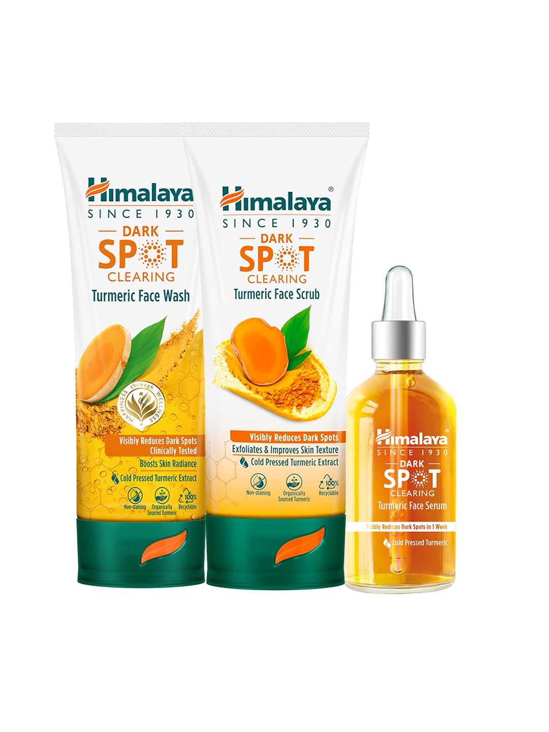 

Himalaya Dark Spot Clearing Turmeric Face Care Combo, Yellow