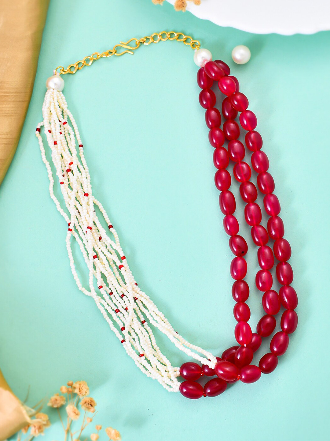 

Silvermerc Designs Gold-Plated Layered Necklace