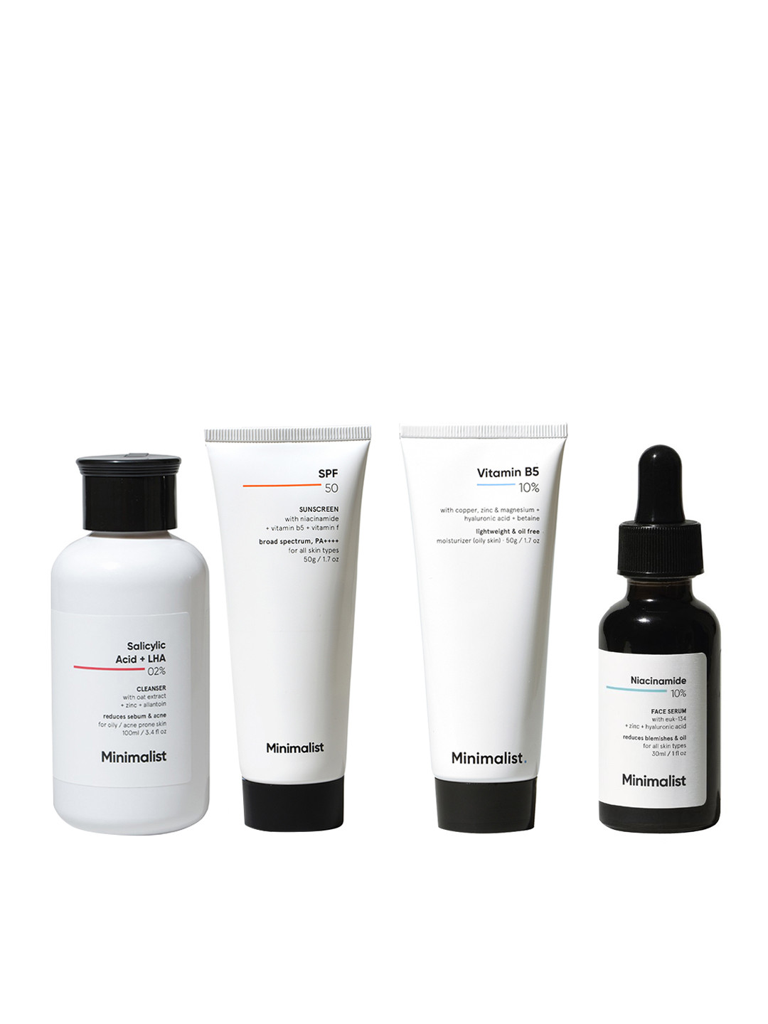 

Minimalist Niacinamide & Vitamin B5 Skin Care Combo, White