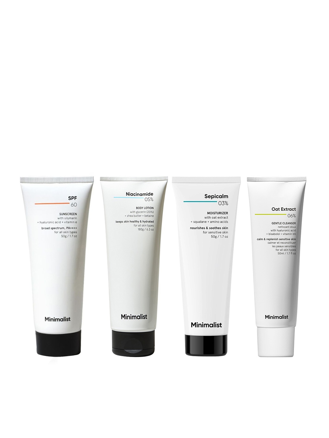 

Minimalist Hydrating Skin Care Combo, White