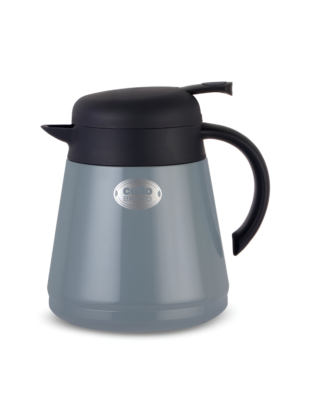 

Cello Bristo Grey & Black Stainless Steel Hot & Cold Vacuum Insulated Kettle 850 ml
