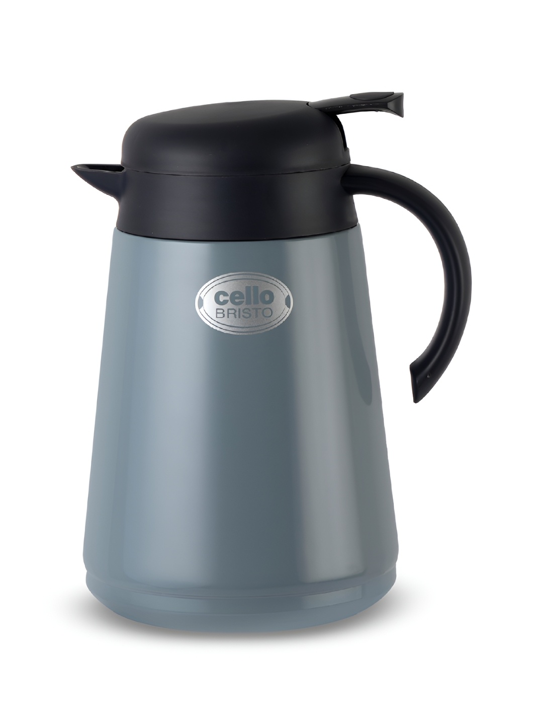 

Cello Bristo Grey & Black Stainless Steel Hot & Cold Vacuum Insulated Kettle 1.25 ltr