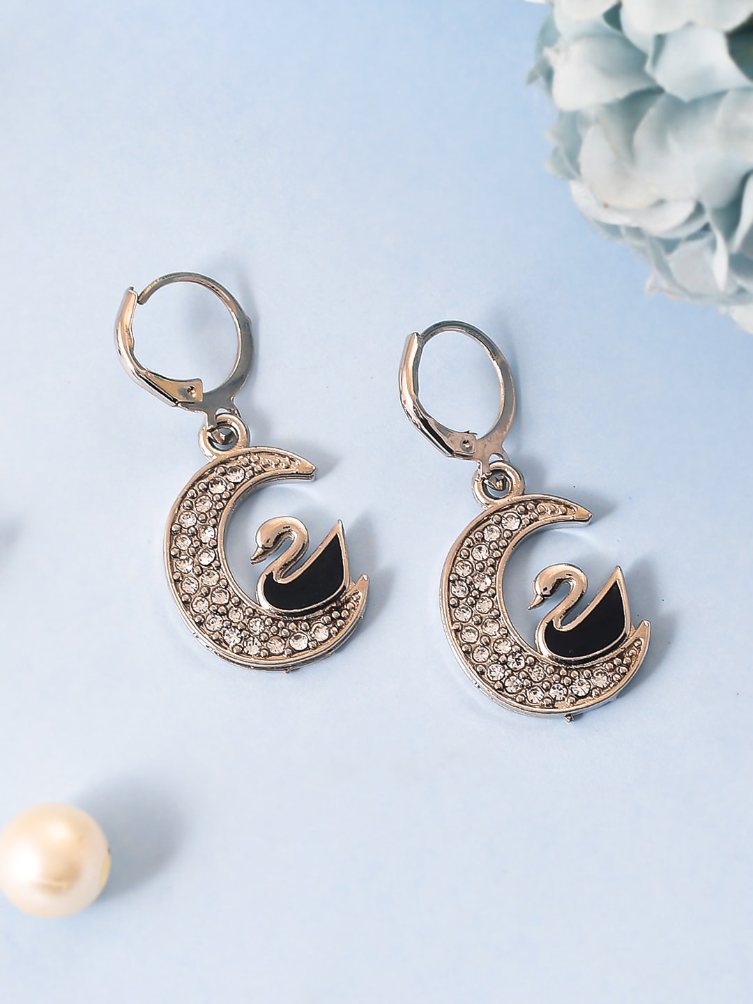 

Silvermerc Designs Silver-Plated Cubic ZirconiaClassic Drop Earrings