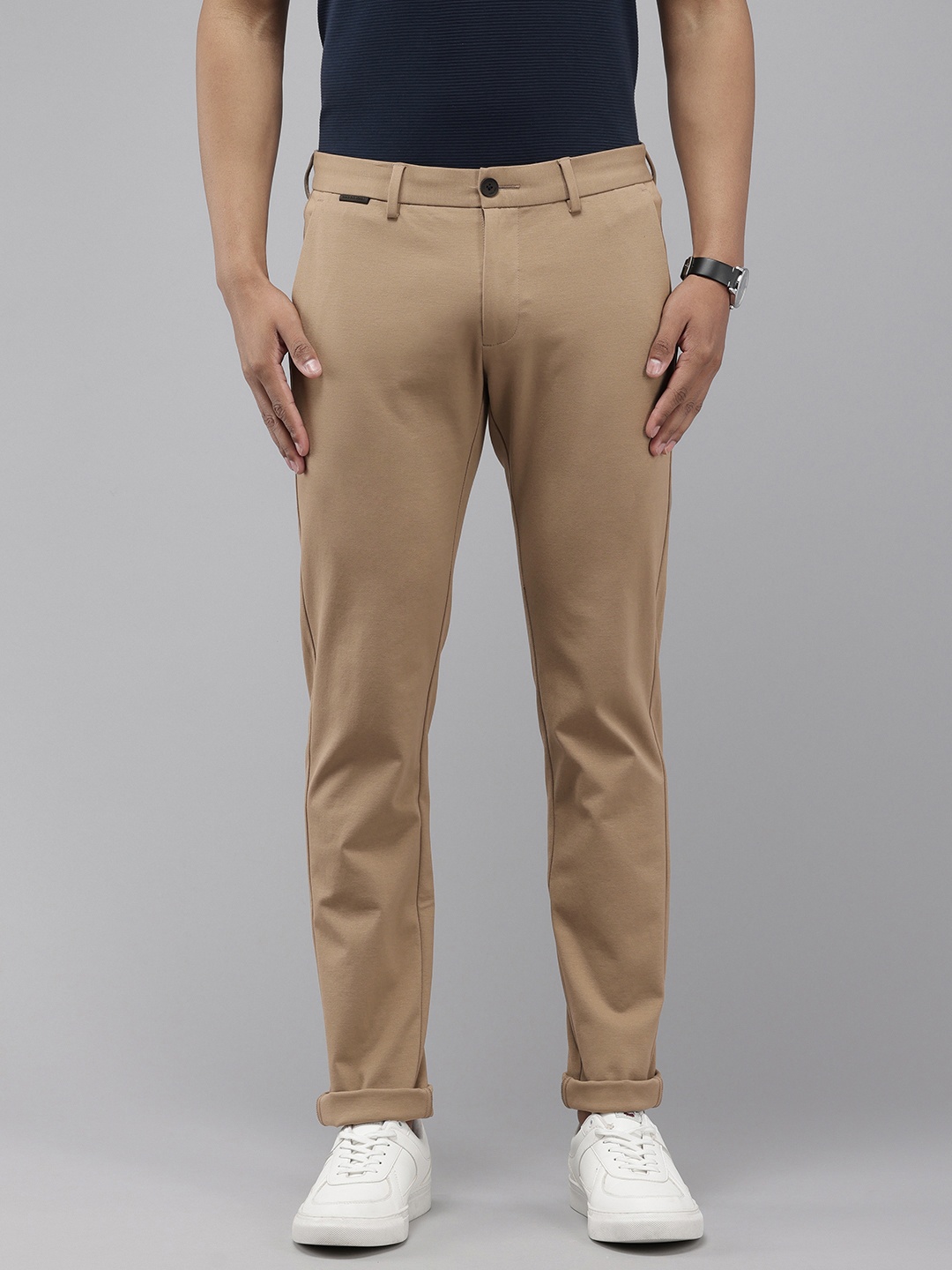 

U.S. Polo Assn. Men Austin Slim Fit Trousers, Khaki