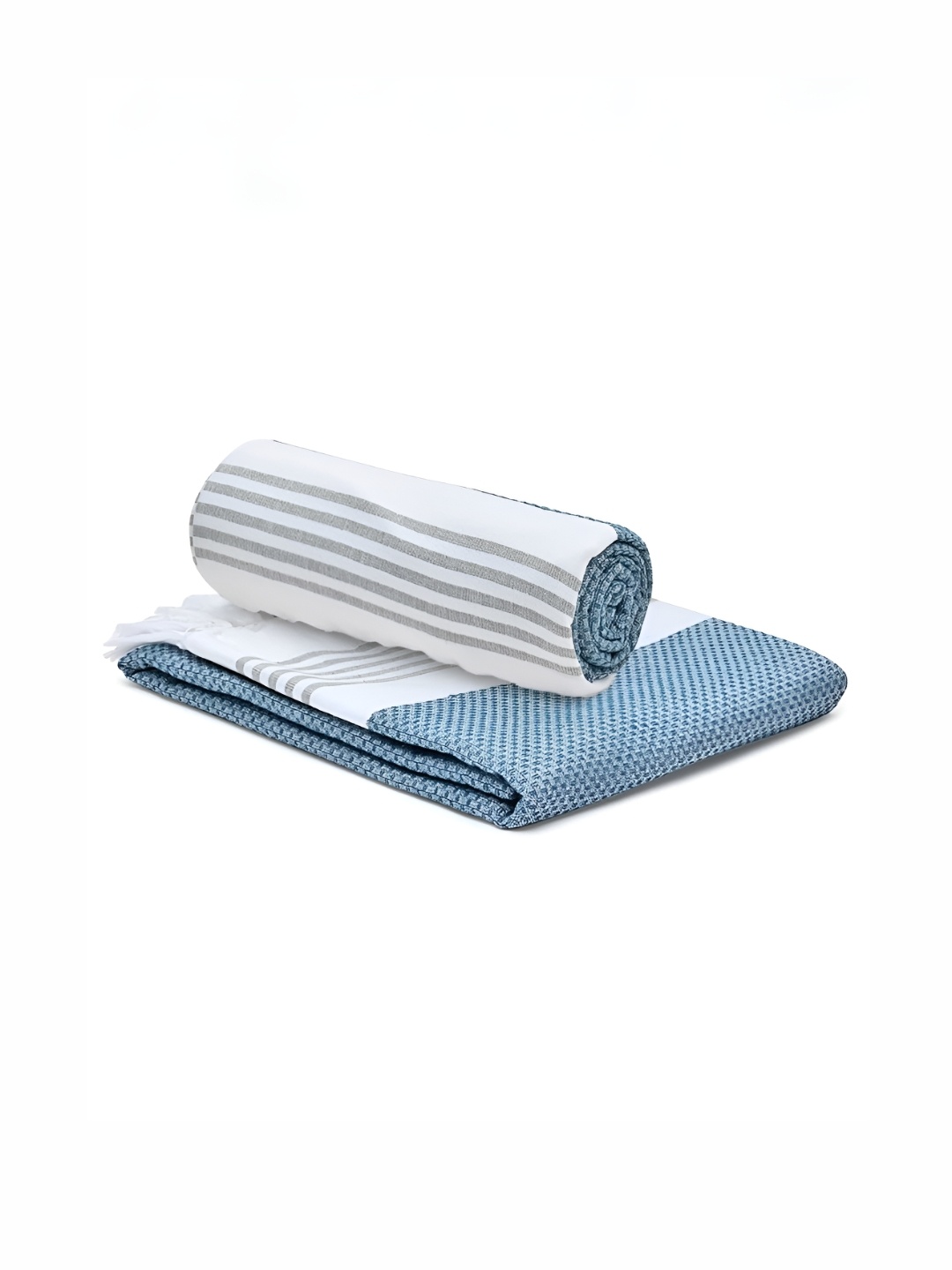 

The Better Home Blue 2 Pieces Cotton 200 GSM Bath Towels