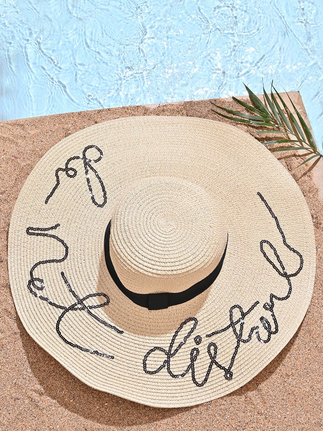 

ToniQ Women Summer Beach Sun Hat, Khaki