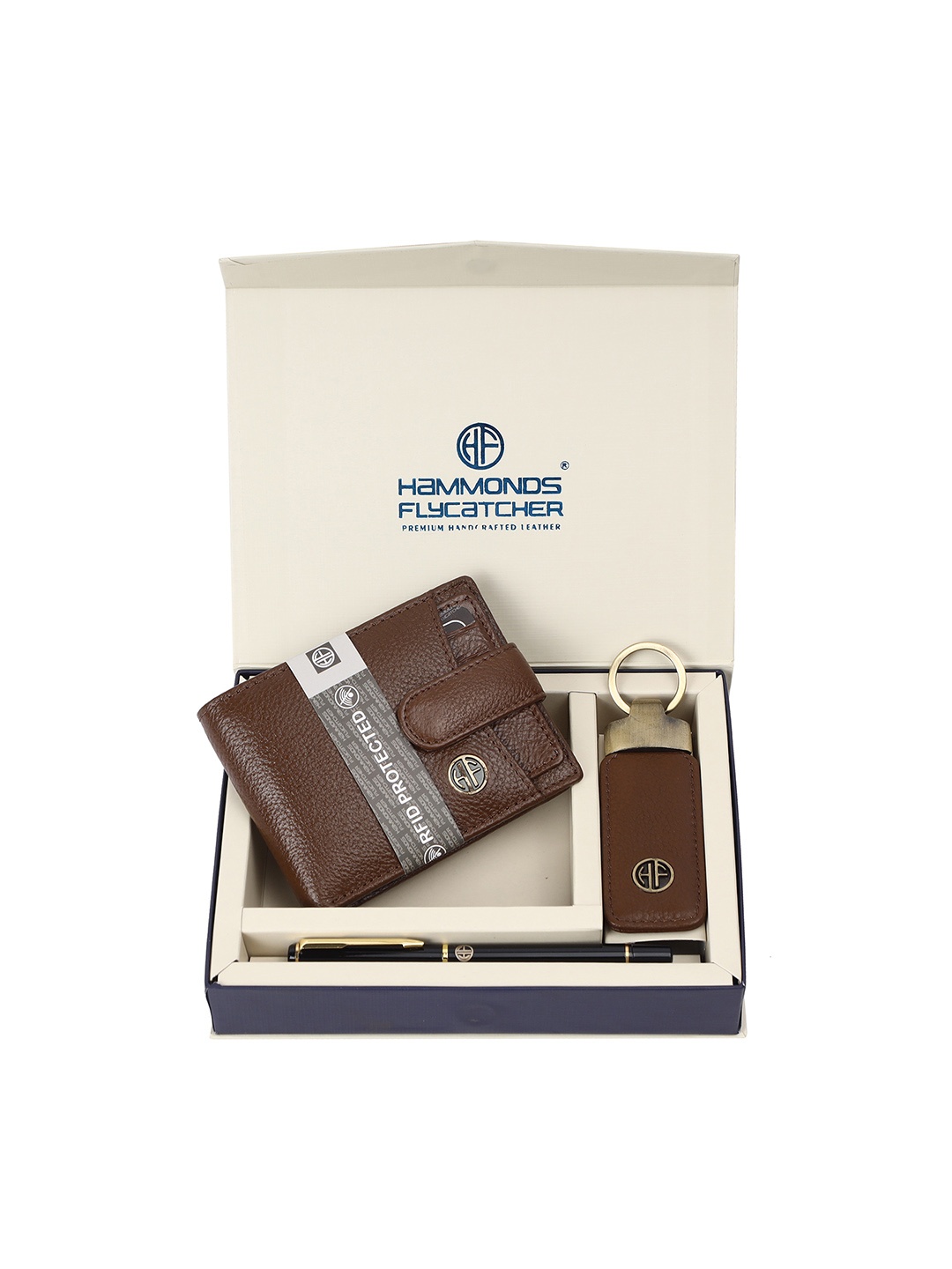 

HAMMONDS FLYCATCHER Men Accessory Gift Set of, Brown