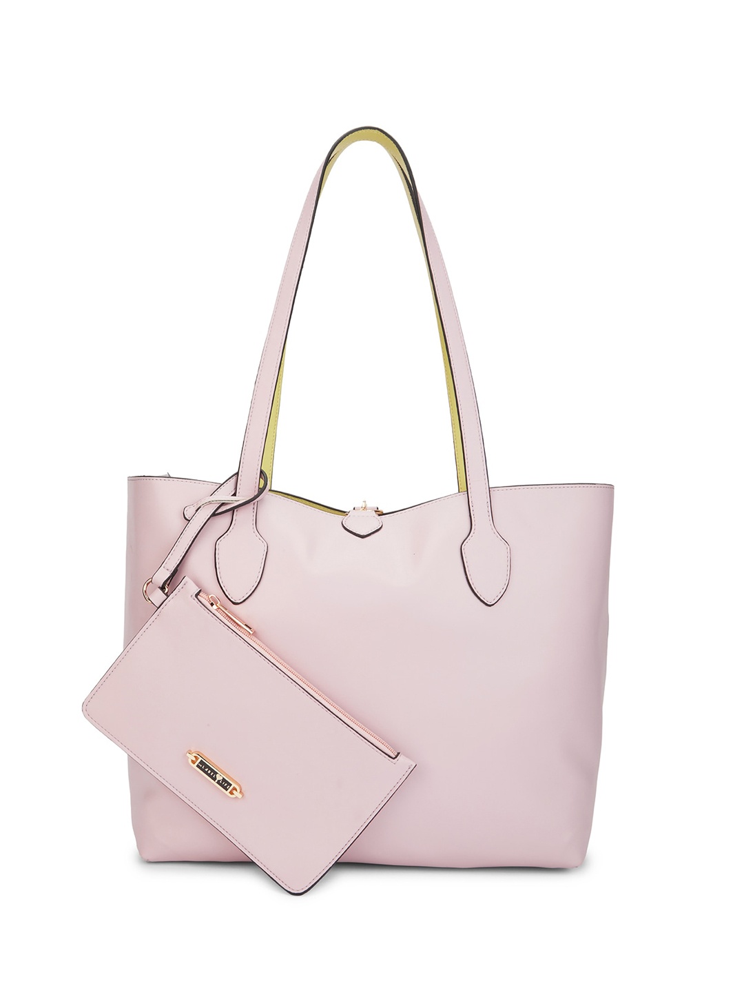 

The Label Life Structured Shoulder Bag With Pouch, Pink