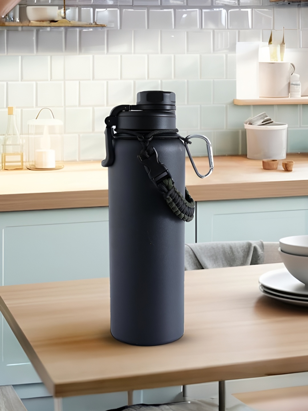 

The Better Home Black Stainless Steel Water Bottle 1.2 ltr