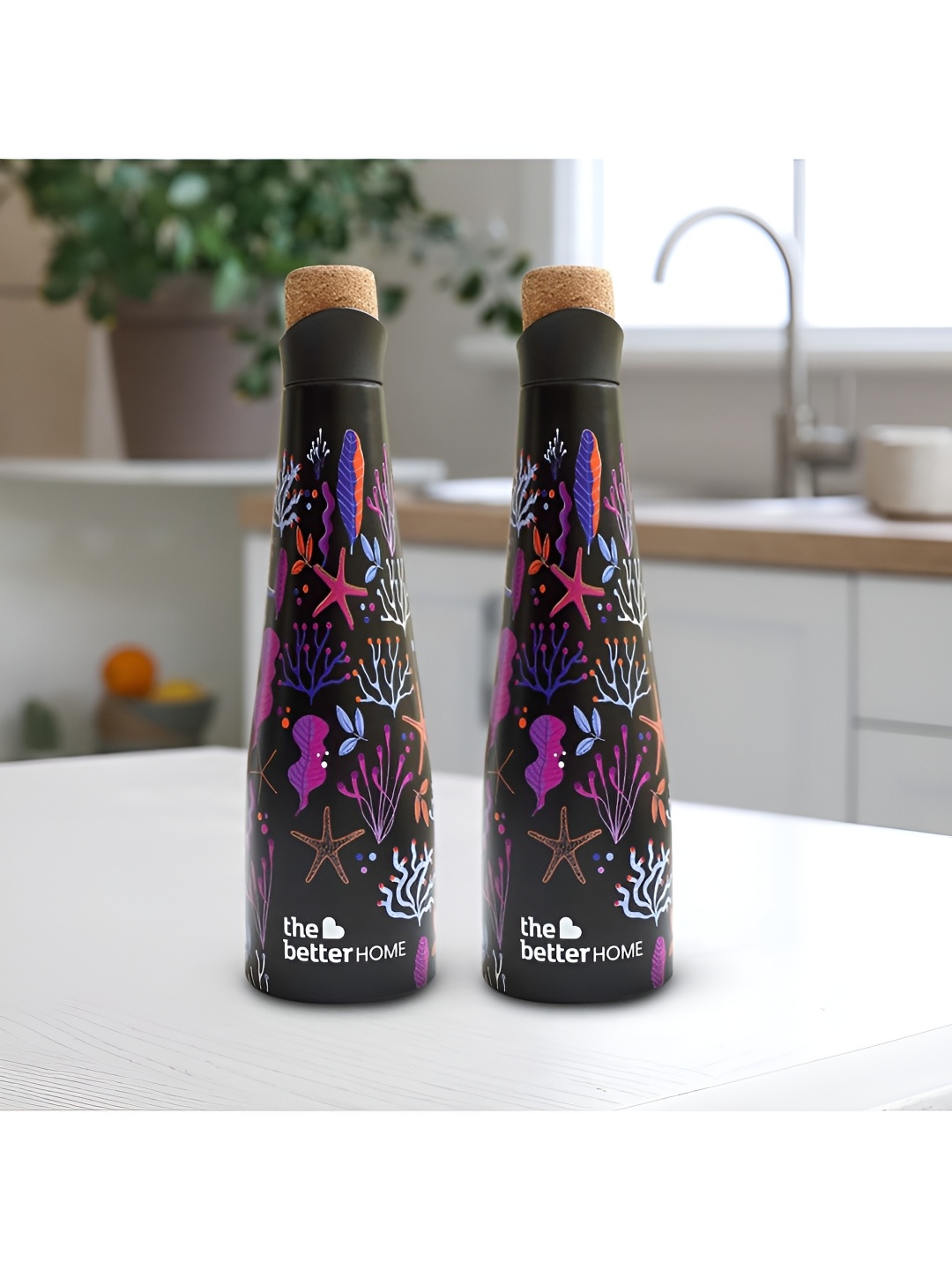 

The Better Home Black Stainless Steel Water Bottle 500ml