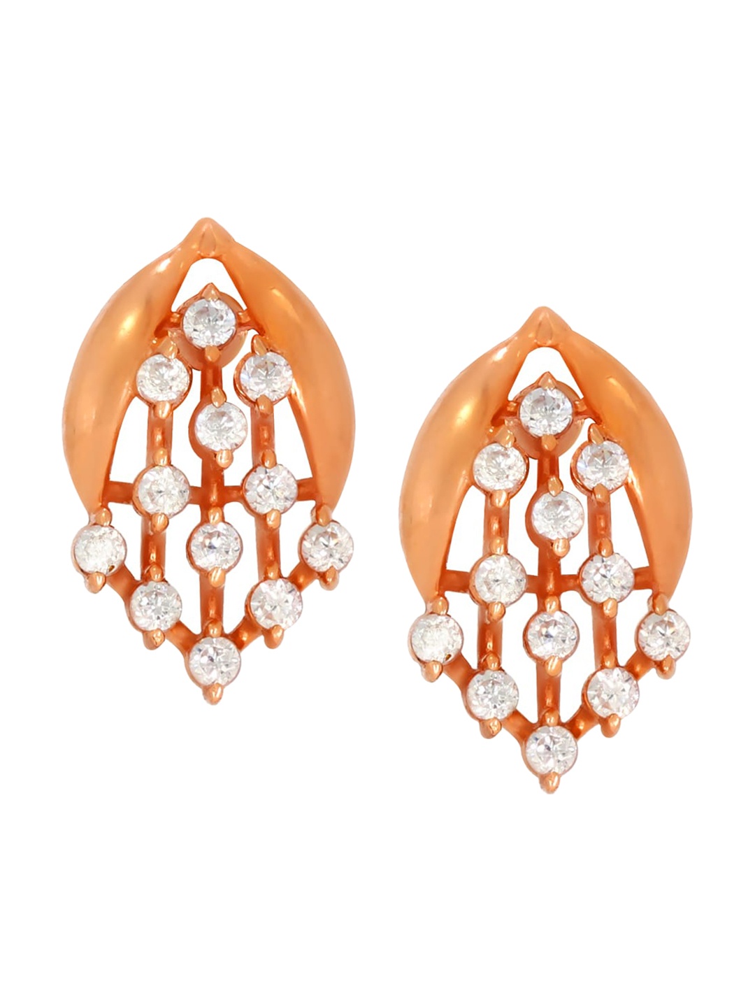 

BHIMA 22K Hallmark 916 Purity Yellow Gold Molding Stud, Rose gold