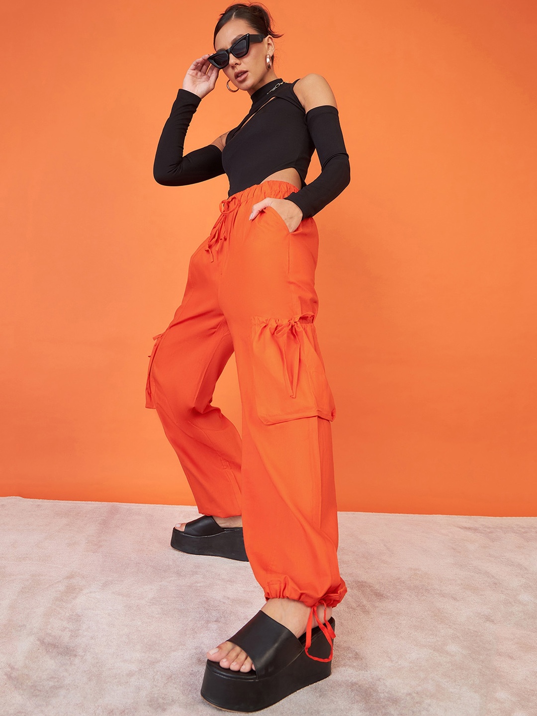 

Uptownie The Parachute Pant, Orange