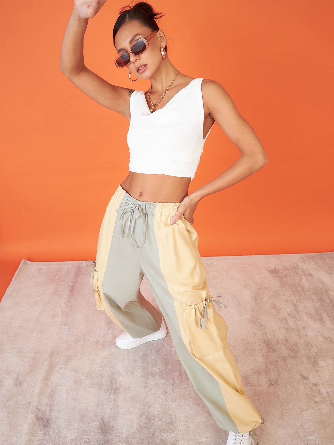 

Uptownie The Parachute Pant, Grey