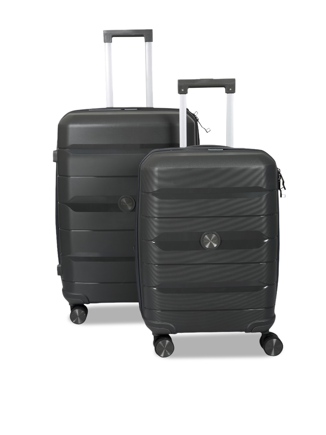 

Polo Class Set Of 2 Hard-Sided Trolley Suitcases, Black