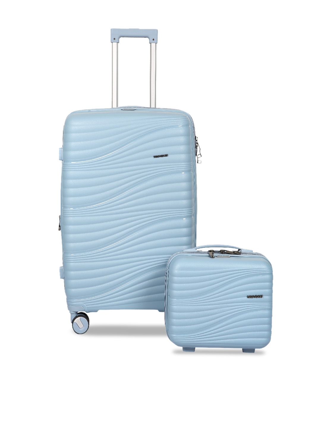 

Polo Class Set Of 2 Hard-Sided Trolley Suitcases, Blue