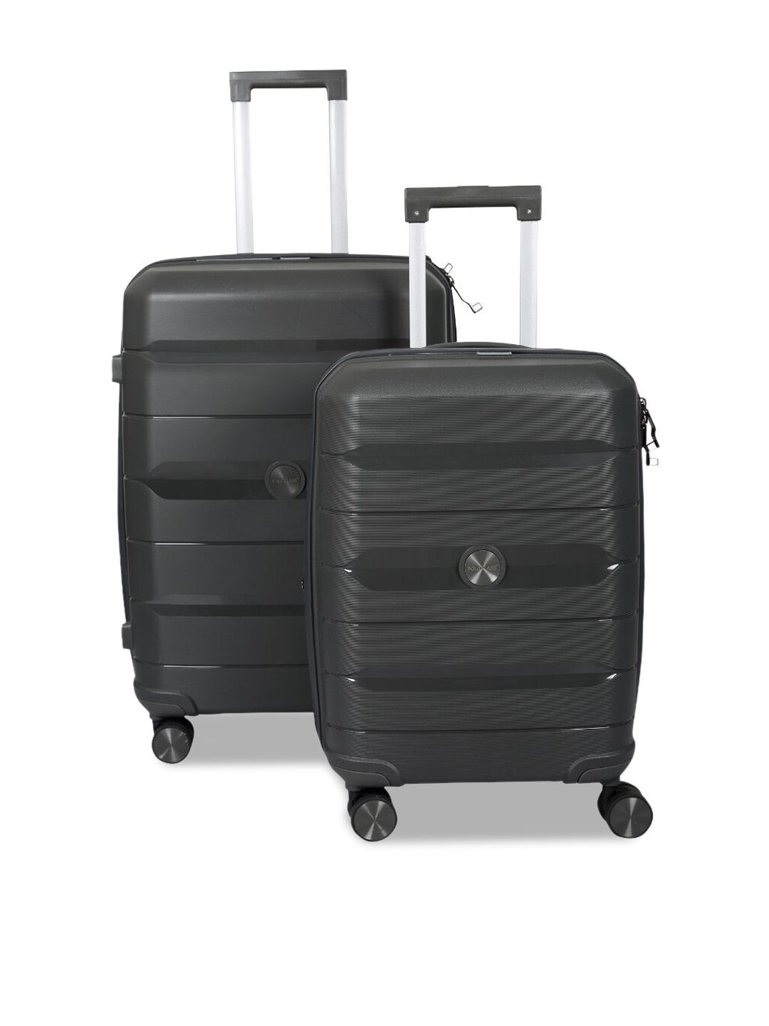 

Polo Class Set Of 2 Hard-Sided Trolley Suitcases, Black