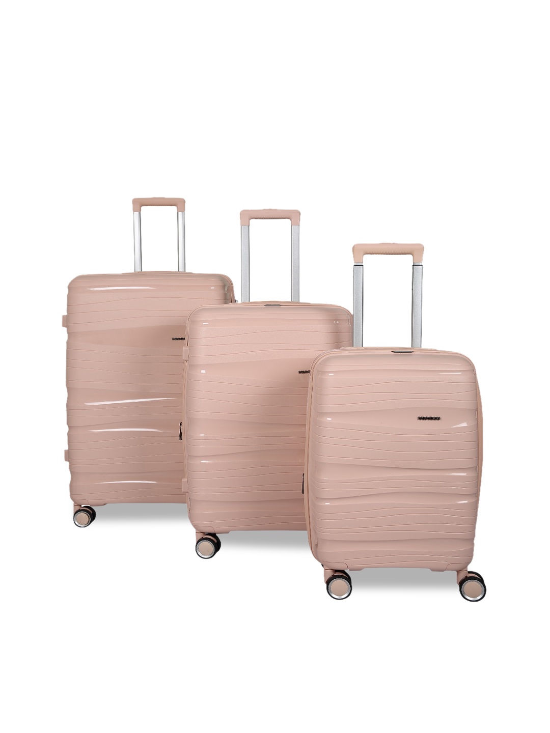 

Polo Class Set Of 3 Hard-Sided Trolley Bag, Pink