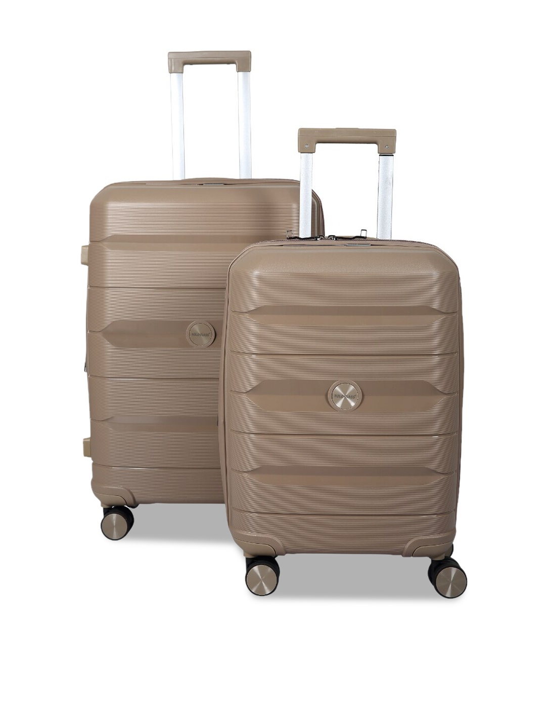

Polo Class Set Of 2 Hard-Sided Trolley Bag & Vanity Bags, Beige