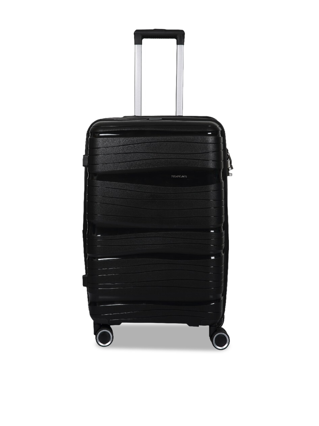 

Polo Class Textured Hard-Sided Medium Trolley Bag, Black