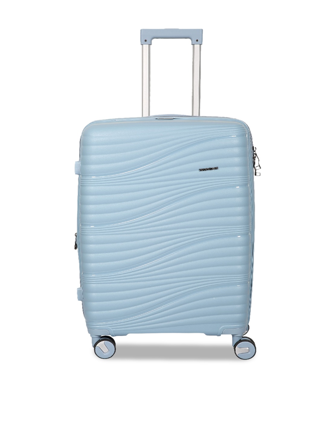 

Polo Class Textured Hard-Sided Medium Trolley Suitcase, Blue