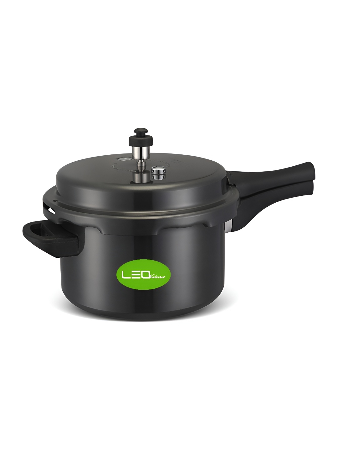 

Leo Natura Black Aluminium Dishwasher Safe Pressure Cooker 5 L
