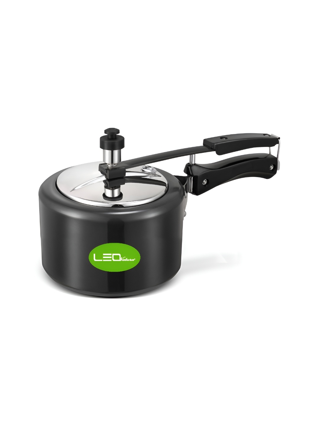 

Leo Natura Black Aluminium Dishwasher Safe Pressure Cooker 2 L