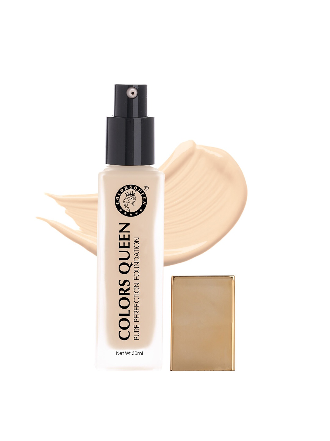 

Colors Queen Pure Perfection Oil Free Foundation - 30ml - White Ivory 01, Nude