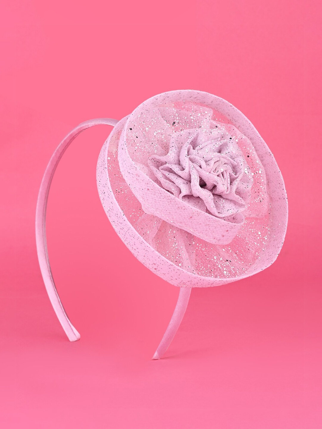 

Aye Candy Sparkling Fascinator Hairband, Lavender