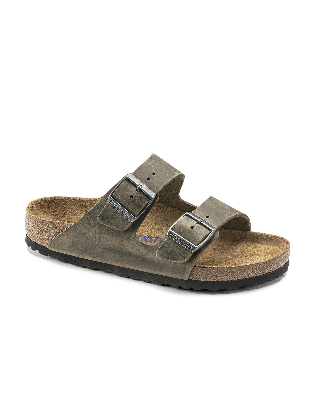 

Birkenstock Unisex Arizona Buckle Detailed Leather Narrow Width Comfort Sandals, Green