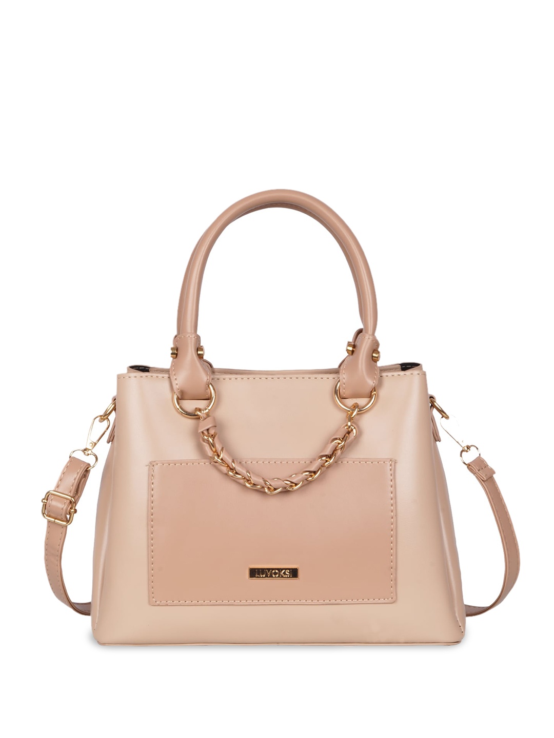 

Luvoksi Structured Handheld Bag, Pink