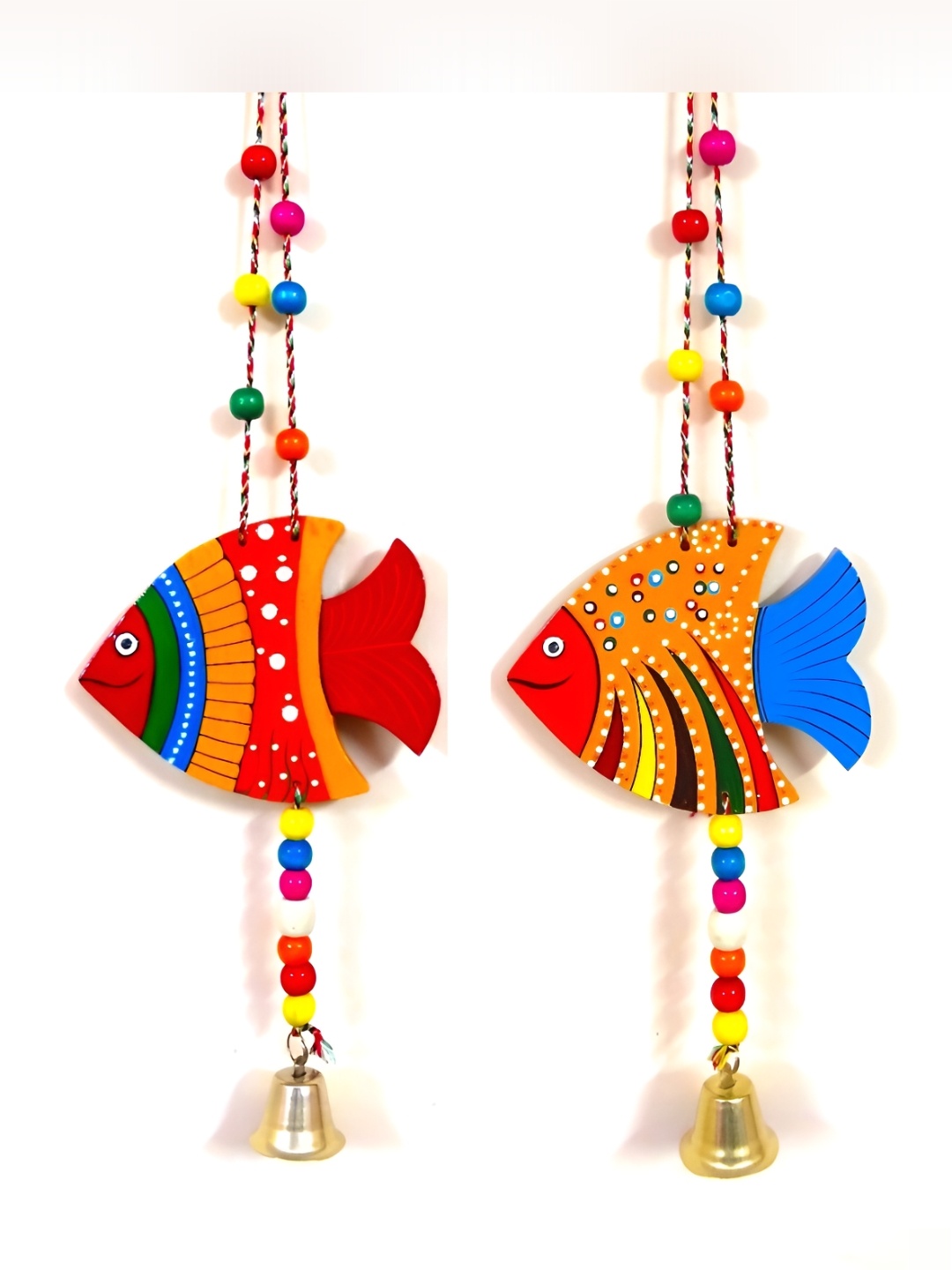 

Sohibe 2-Pcs Red & Orange-Coloured Wall Hanging