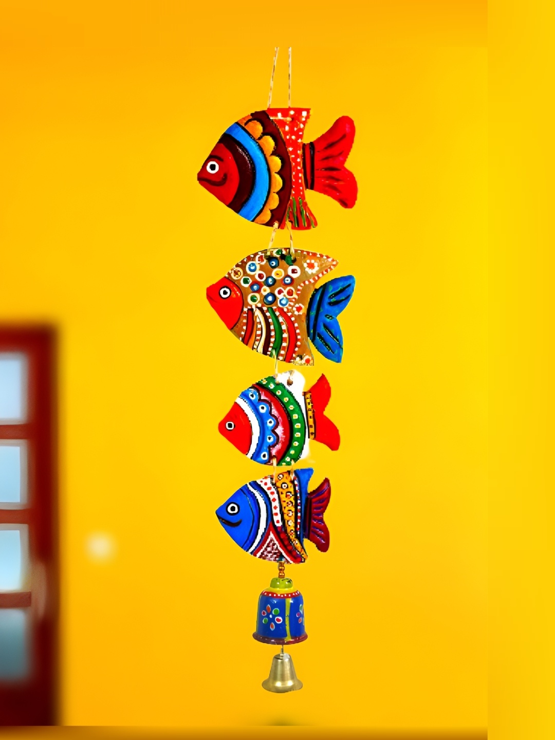 

Sohibe Blue Textured Wooden Wall Hangings