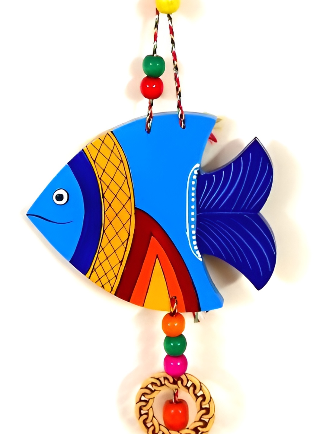 

Sohibe Blue Textured Wooden Wall Hangings