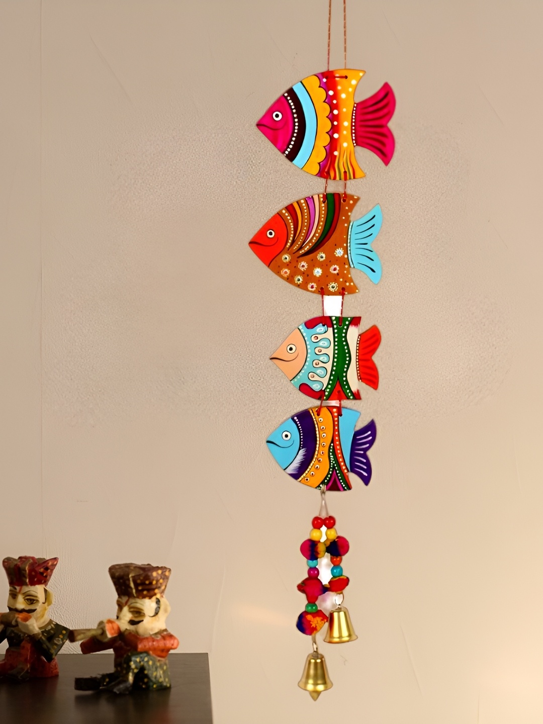 

Sohibe Red & Blue Printed Wall Hanging