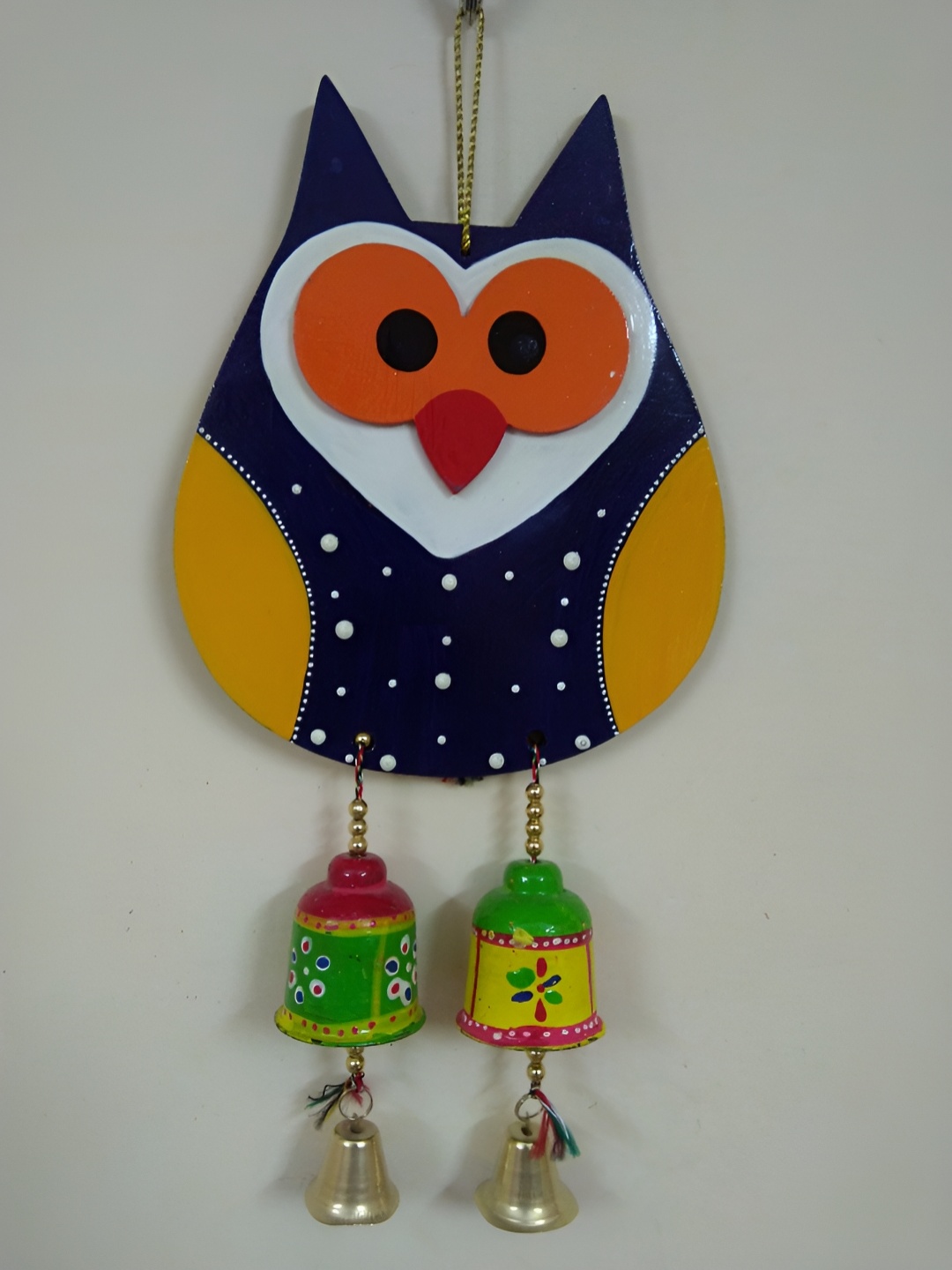 

Sohibe Purple & White Printed Wall Hanging