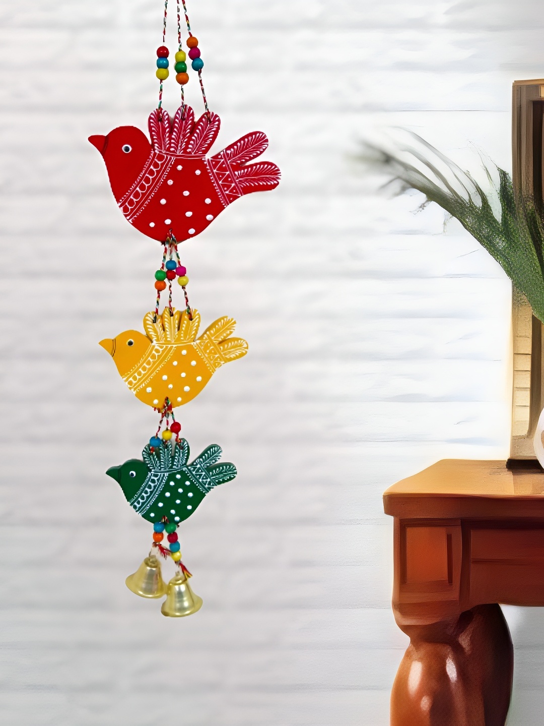

Sohibe Red & Green Printed Wall Hanging